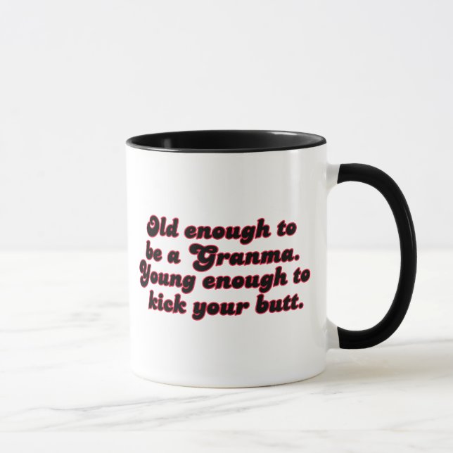 Taza Bastante viejo Granma (Derecha)