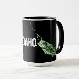 TAZA BASURA DE IDAHO - AQUÍ PESCA PESQUERA - CAMINANDO