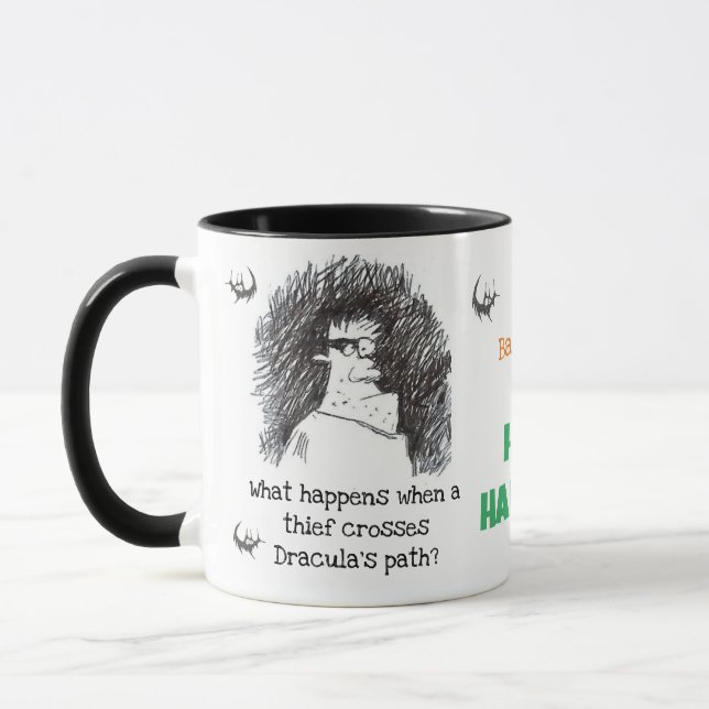 Taza Bat Crazy Mug (Izquierda)