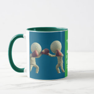 Taza Batalla de bolas de golf