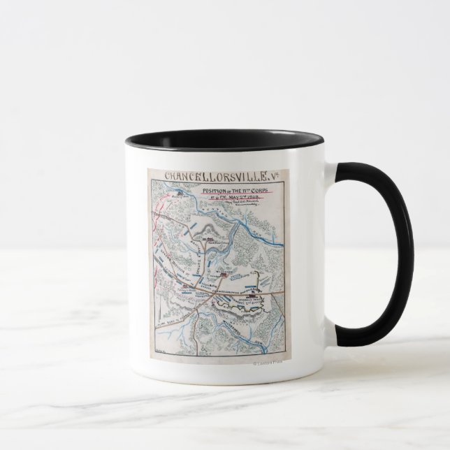 Taza Batalla de Chancellorsville 3 (Derecha)