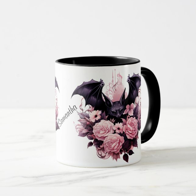 Taza Batalla de Halloween y Rosas (Anverso derecho)