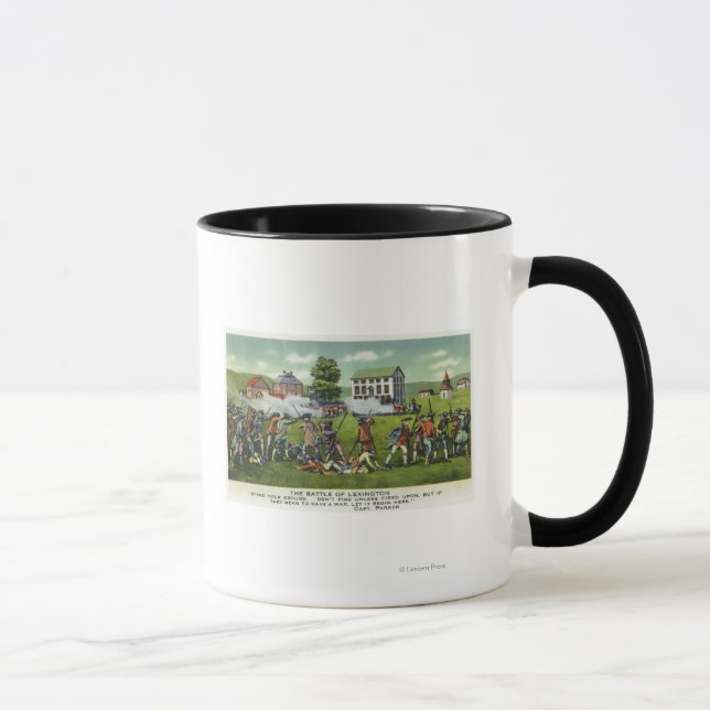 Taza Batalla de Lexington Scene (Derecha)