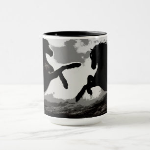 Taza Batalla de los caballos - Arte equino