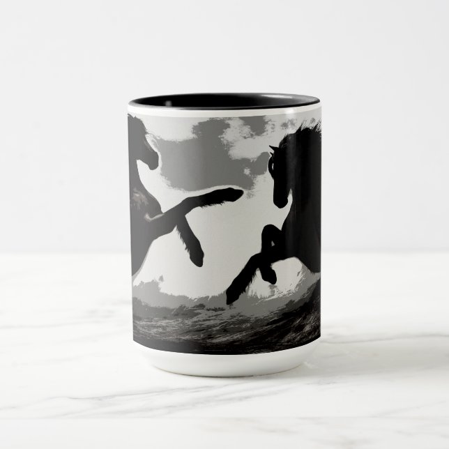 Taza Batalla de los caballos - Arte equino (Centro)