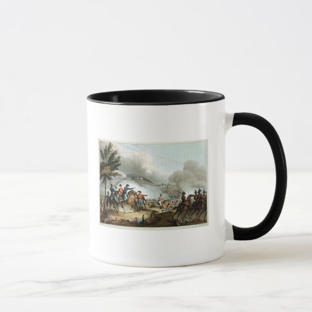 Taza Batalla de Salamanca, grabada al agua fuerte por (Derecha)