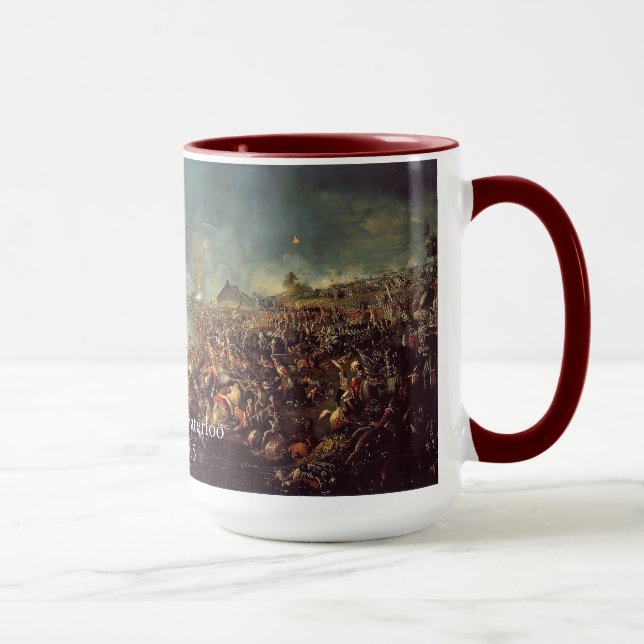 Taza Batalla de Waterloo de Guillermo Sadler (Derecha)