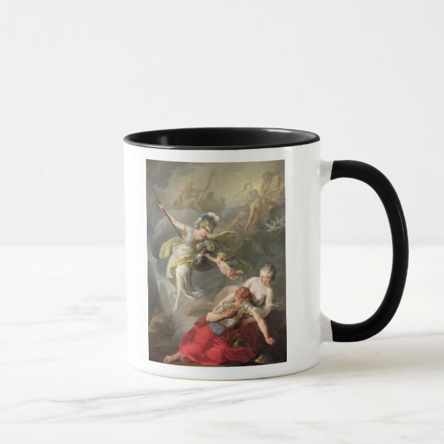 Taza Batalla entre Minerva y Marte, 1771 (Derecha)