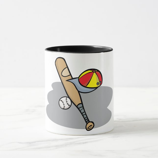 Taza Batería De Béisbol Y Ball Mug (Subido por el creador)