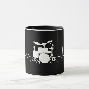 Taza Batería Regalo de tambores de instrumentos musical