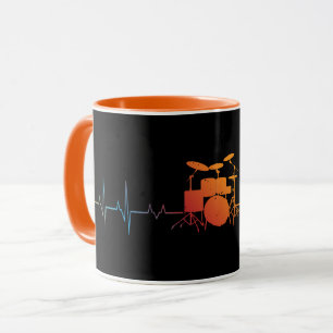 Taza Batería Regalo de tambores de instrumentos musical