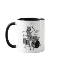 Baterista de la banda de esqueletos