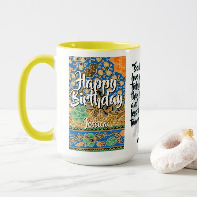 Taza Batik Combo Mug CM03-01 Gemini (Con donut)