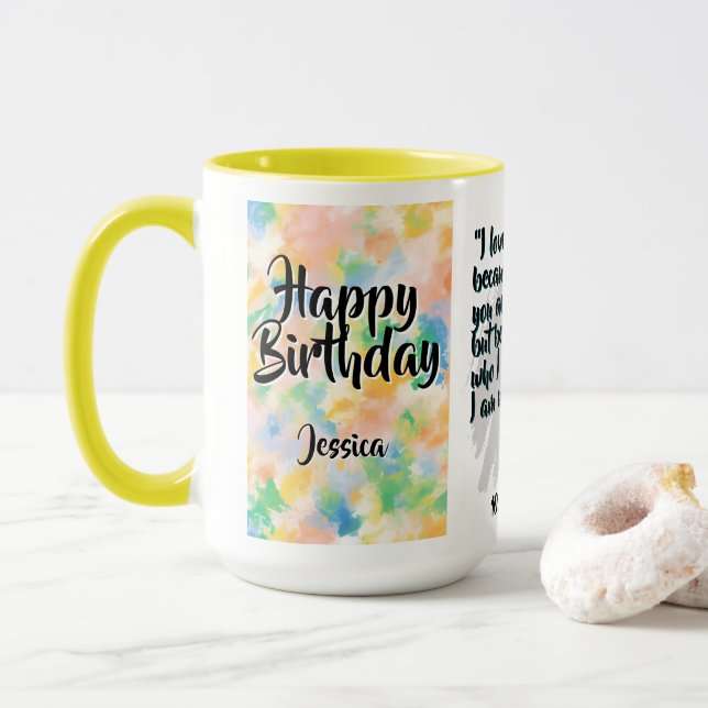 Taza Batik Combo Mug CM04-01 Cancer (Con donut)