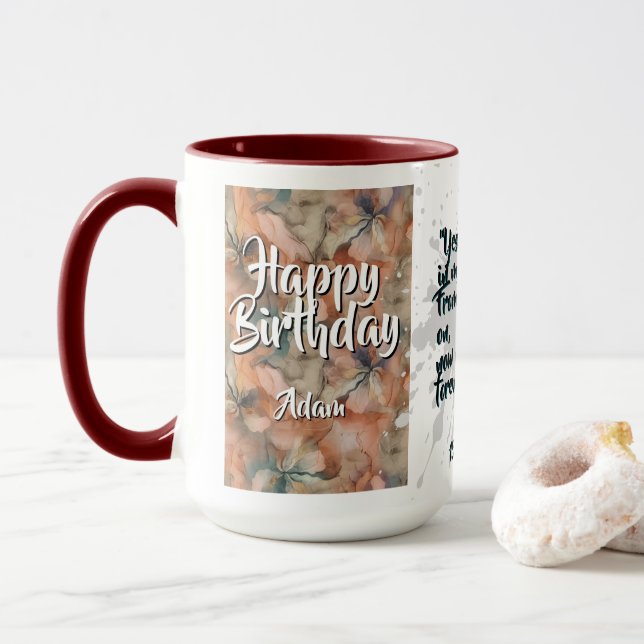 Taza Batik Combo Mug CM05-01 Leo (Con donut)