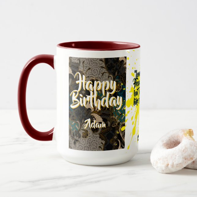 Taza Batik Combo Mug CM09-01 Sagittarius  (Con donut)