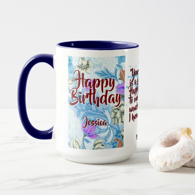 Taza Batik Combo Mug CM12-01 Pisces (Con donut)