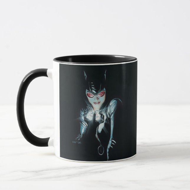 Taza Batman Catwoman Faces of Evil Cover Illustration (Izquierda)