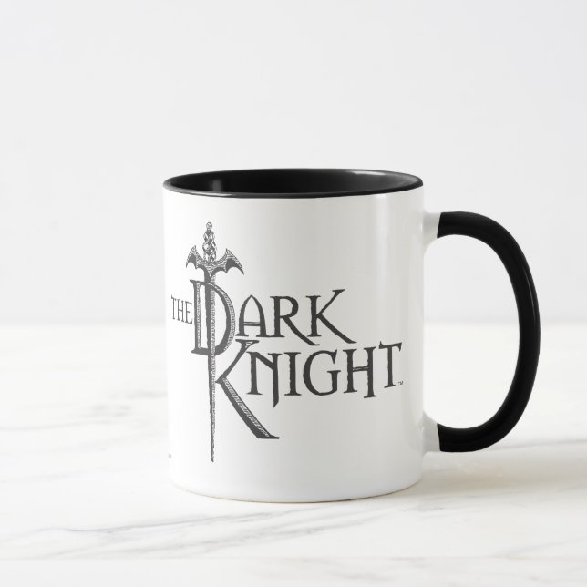 Taza Batman Dark Knight | Logo de Name Brown (Derecha)