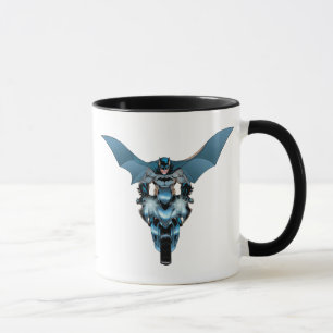Taza Batman en bicicleta con capa