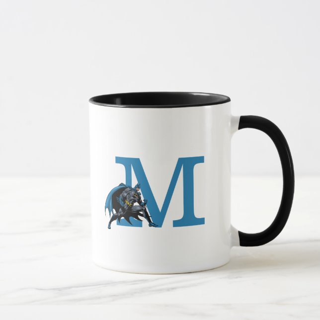 Taza Batman Fists | Añadir su monograma y nombre (Derecha)