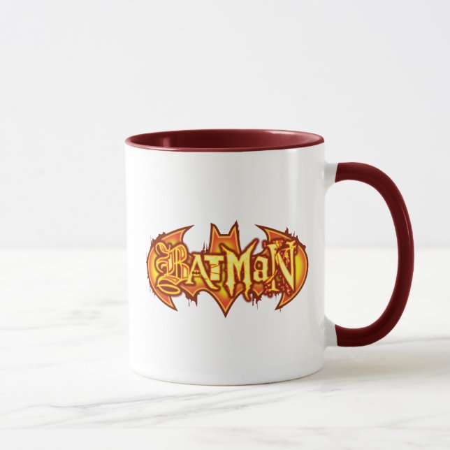 Taza Batman | Logotipo estacional Naranja (Derecha)