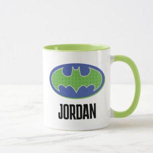 Taza Batman   Símbolo morado y verde