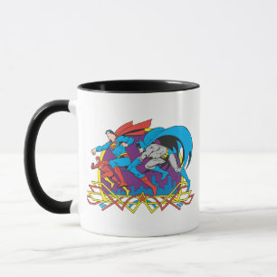 Taza Batman + Superman + Flash