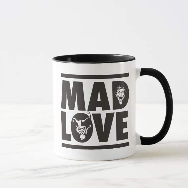 Taza Batman Valentine | Bromista y Harley - Amor Loco (Derecha)