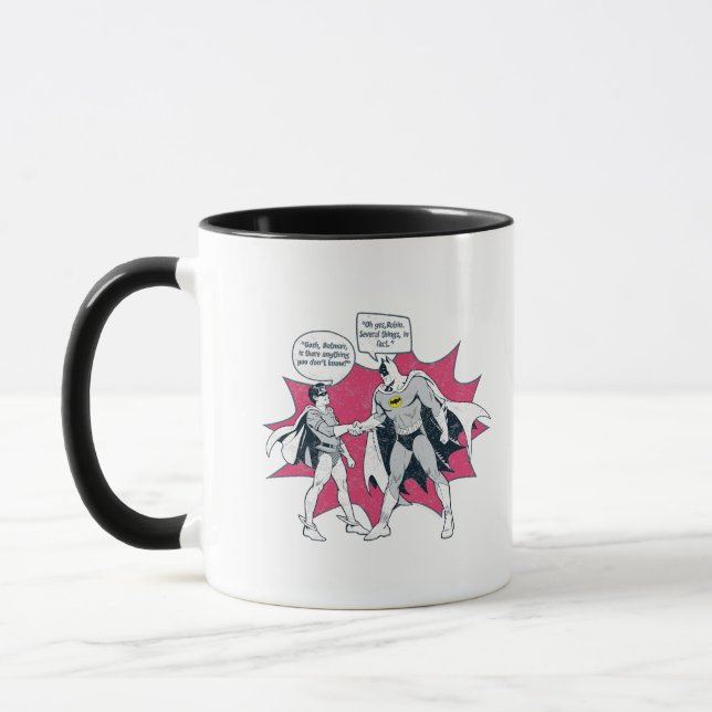 Taza Batman Y Robin Handshake Molestos (Izquierda)