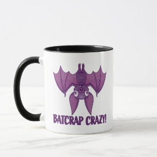 Taza Batshit Crazy Wacky Personalizado Bat