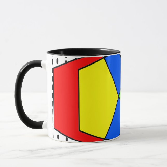 Taza Bauhaus Pentagons (Izquierda)