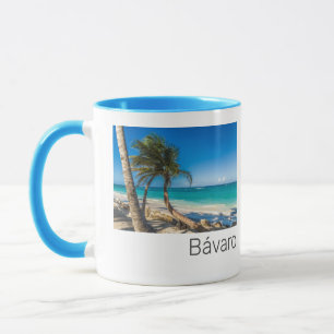 Taza Bavaro Beach Caribe República Dominicana Souvenir
