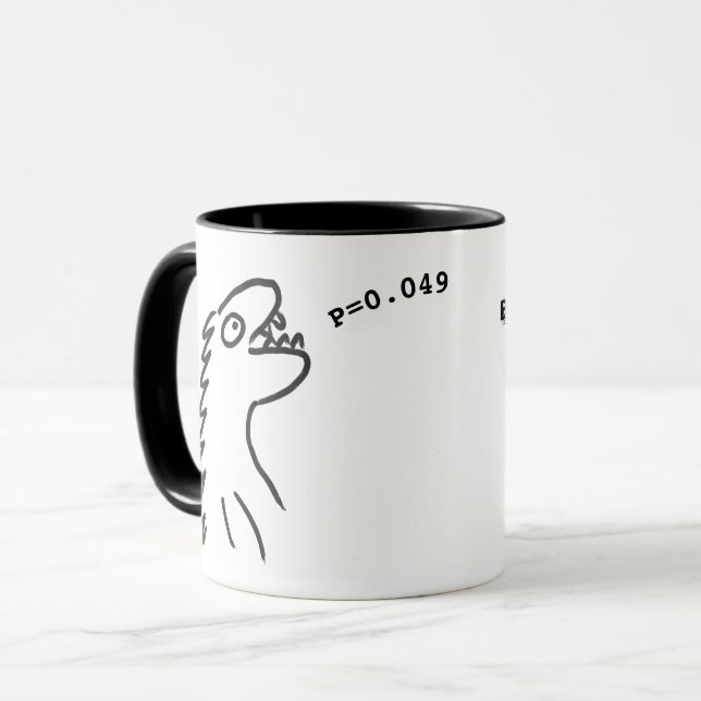 Taza Bayesian para los estadísticos (Anverso izquierdo)