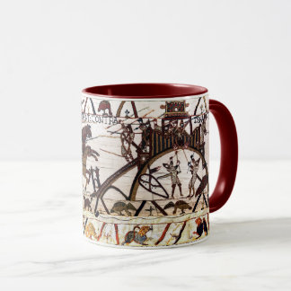 TAZA BAYEUX TAPESTRÍA DE DINAN, ATAQUE AL CASTILLO