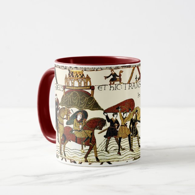 Taza BAYEUX TAPESTRÍA William en Mont Saint-Michel (Anverso izquierdo)