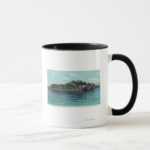 Taza Bayview en la isla y prisión de Alcatraz