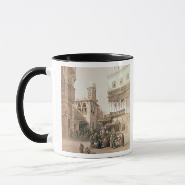 Taza Bazar de los caldereros, El Cairo, de "Egipto y (Izquierda)