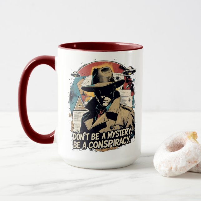 Taza Be a Conspiracy (Con donut)