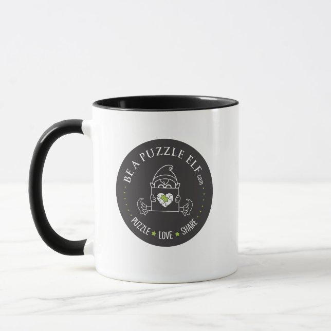 Taza Be A Puzzle Elf – Coffee Mug (Izquierda)