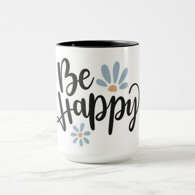 Taza Be Happy Daisy (Centro)