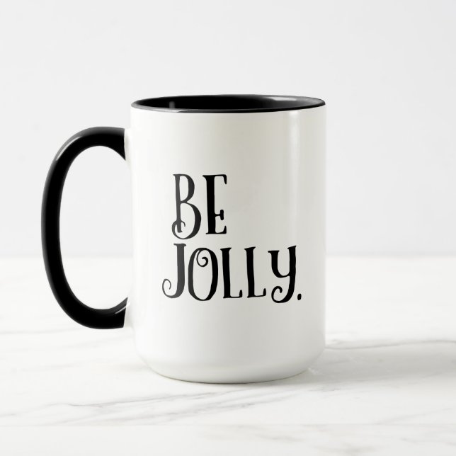 Taza Be Jolly. Inspirational Christmas Daily Message (Izquierda)