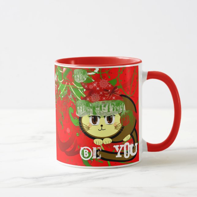 Taza BE YOU Cotes Artsy Kitty quiere que seas TÚ (Derecha)