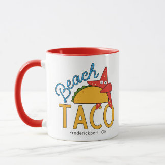 Taza Beach Taco Mug
