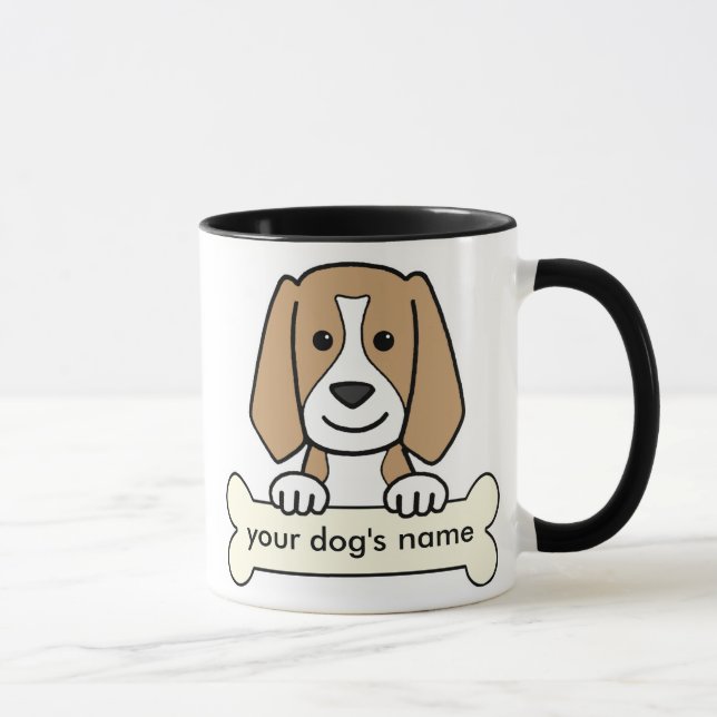 Taza Beagle personalizado (Derecha)