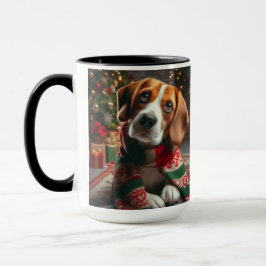 Taza Beagle ‘Santa Define Good’ Navidades Coffee Mug