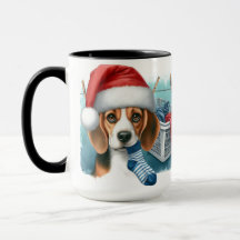 Beagle Santa ‘Define Good’ Navidades Coffee Mug