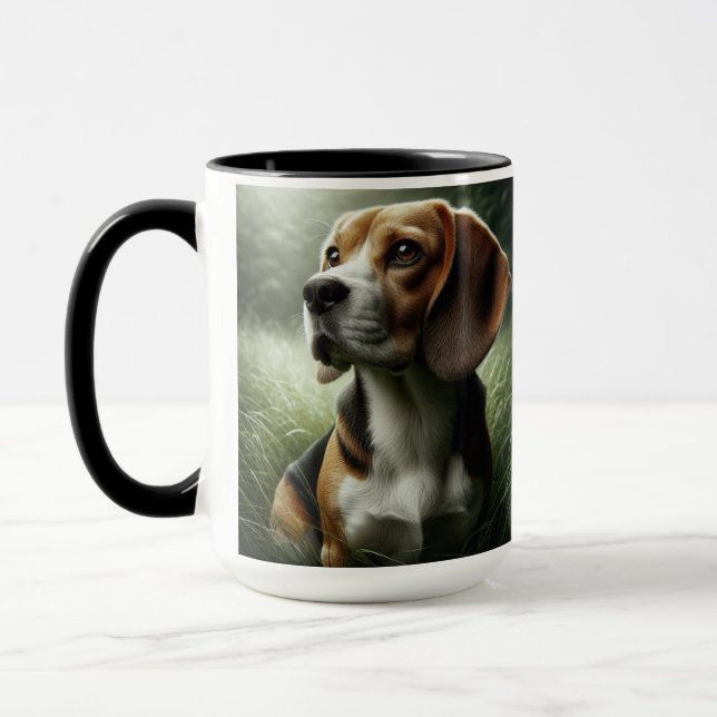 Taza Beagle Splatter Coffee Mug Cup (Izquierda)