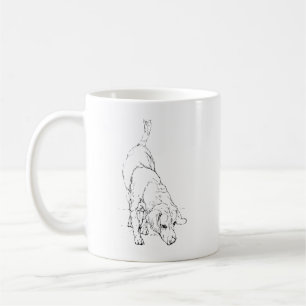 Taza Beagle – Taza de café con ilustración de perr