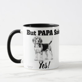 Taza Beagles Mug/ tipografía